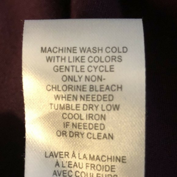 T Tahari Womens 12 Large Mock Neck Long Sleeves Fit & Flare Dress Purple Ponte - Picture 12 of 12